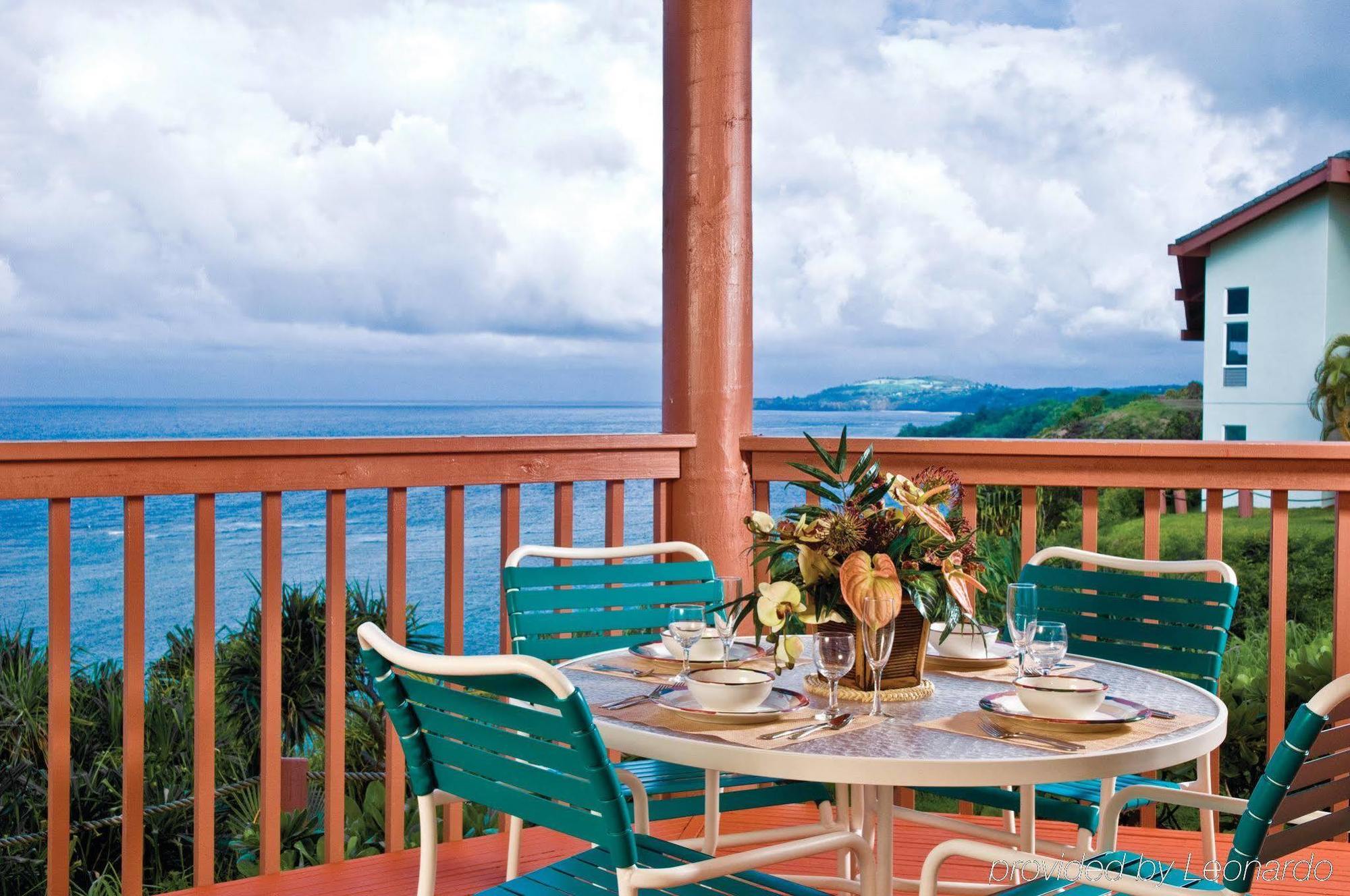 Club Wyndham Shearwater Otel Princeville Restoran fotoğraf